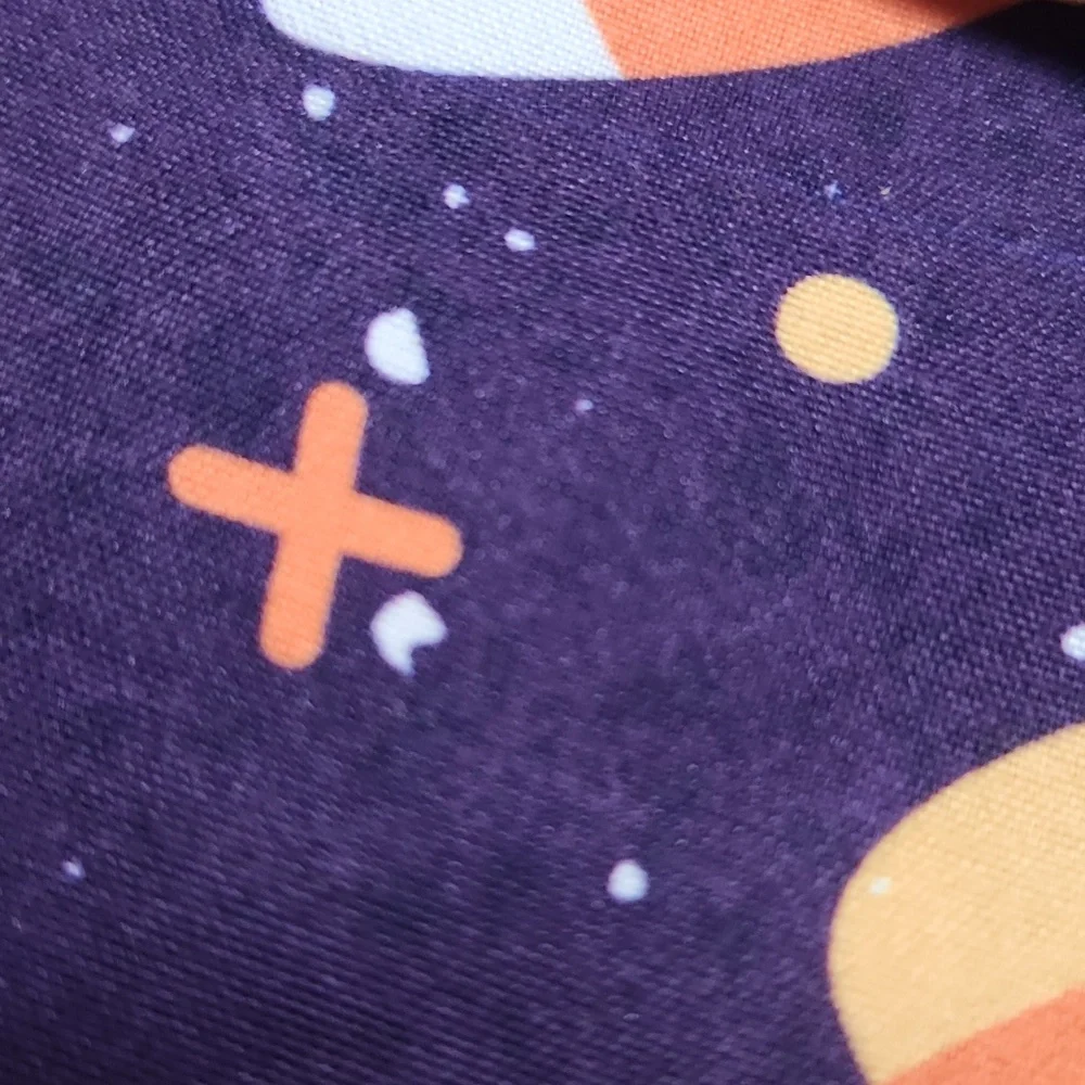 Purple and Orange Space Candycorn Pet Bandana